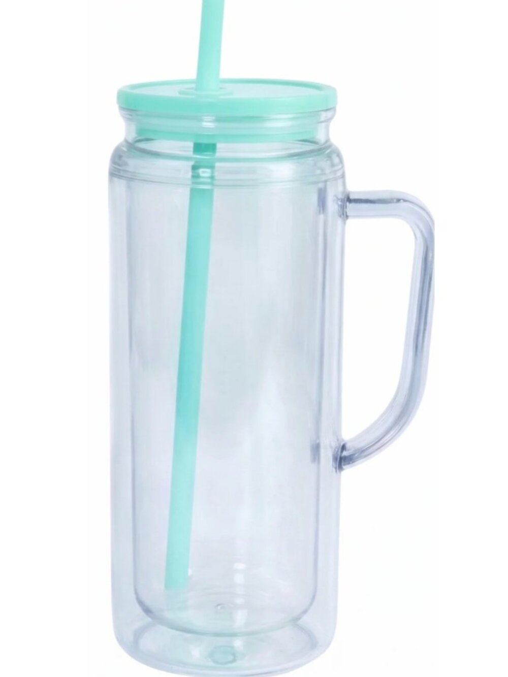 Custom 20oz Acrylic Tumbler w/ Handle | Glitter Filled Cup | Snow Globe Cup - Picture 5 of 11